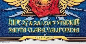 Title:  FARE THEE WELL - 2015 DAVE HUNTER POSTER GRATEFUL DEAD SANTA CLARA  Artist:  Dave Hunter  Edition:   76/5000  Type:  Extra-thick flat index stock silkscreen poster is in mint condition  Size:  24" x 18"  Venue:  Levi’s Stadium Concert 6/27-28/2015  Location: Santa Clara, CA  Notes:  2015 Limited edition screen printed poster of 1000, Poster is numbered 76/1000 in pencil.  In house and ready to ship!  Check out our other listings for more hard-to-find and out-of-print posters.