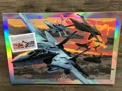 Top Gun Sunset Gabz Screenprint Poster Limited Edition xx/100 Hand Numbered