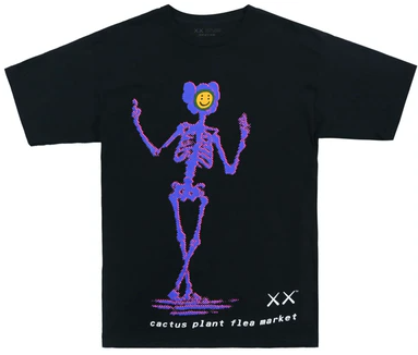 KAWS x Cactus Plant Flea Market T-shirt XL Black 2021