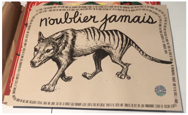 Title:  Pearl Jam Paris AP   Poster Artist:  MUNK ONE  Edition:  xx/100  Type:  AP on Light Brown Stock, 6 Color Screen Print, One Color Print and Authentication sticker on back side  Size: 24" x 18"  Location: Paris, FR  Venue:  Lollapalooza Show in Paris, FR - 7/17/22.