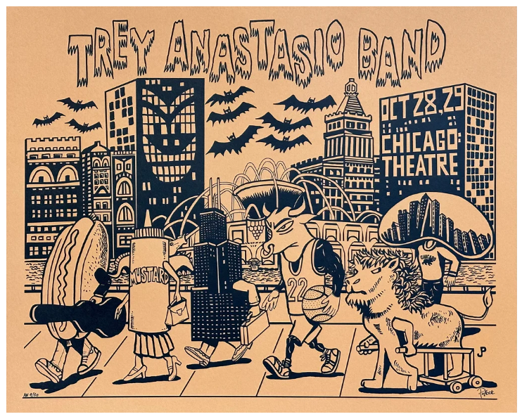 Jim Pollock 2022 Trey Anastasio Band Chicago Theatre Pumpkin Edition