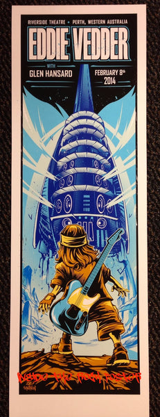 Dayne Henry EDDIE VEDDER PERTH, AUSTRALIA 2014 S/N'd xx/100 Pearl