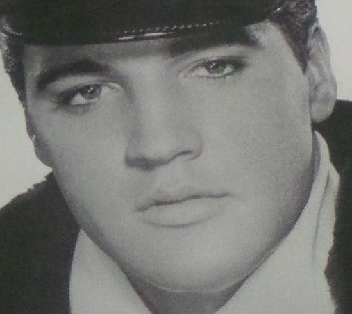 Crazy About Elvis - B&W Edition.  By Tim Oliveira.  2016 B&W Limited Edition of 32, Signed and Numbered by the artist  Print is stored flat in very good condition. Following purchase, prints are rolled in archival paper and shipped with bubble wrap in sturdy cardboard tubes.