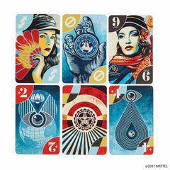 Notes:  SIGNED Obey Uno Artiste Playing Cards Deck X Shepard Fairey Series.