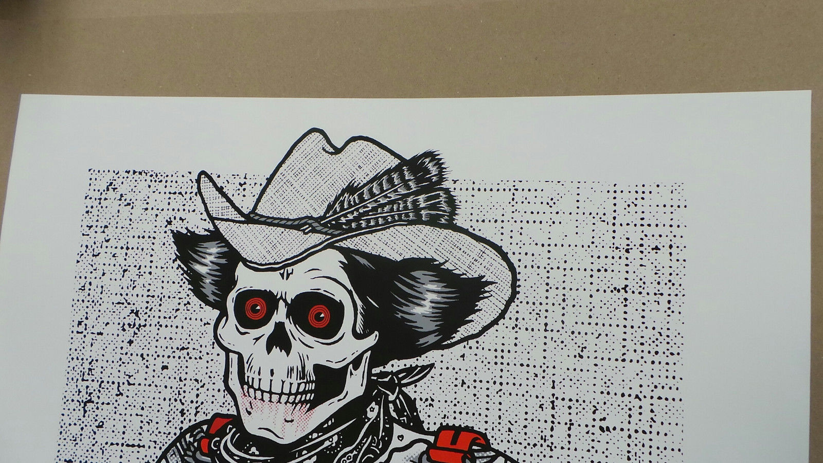 Title:  Pearl Jam Calgary - 2013 (Bonez Limited Edition)  Artist:  Ames Bros  Edition: Poster is printed in a Bonez Limited Edition of 25. Signed and numbered by the artist.  Type:  Screen Print  Size: 20" x 26"  Location:  Calgary, Australia