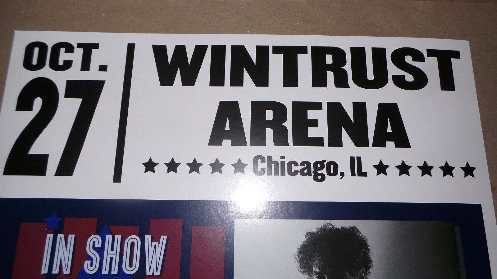 Purchased in person at the show 10/27/2017. In very good condition. In house ready to ship.
