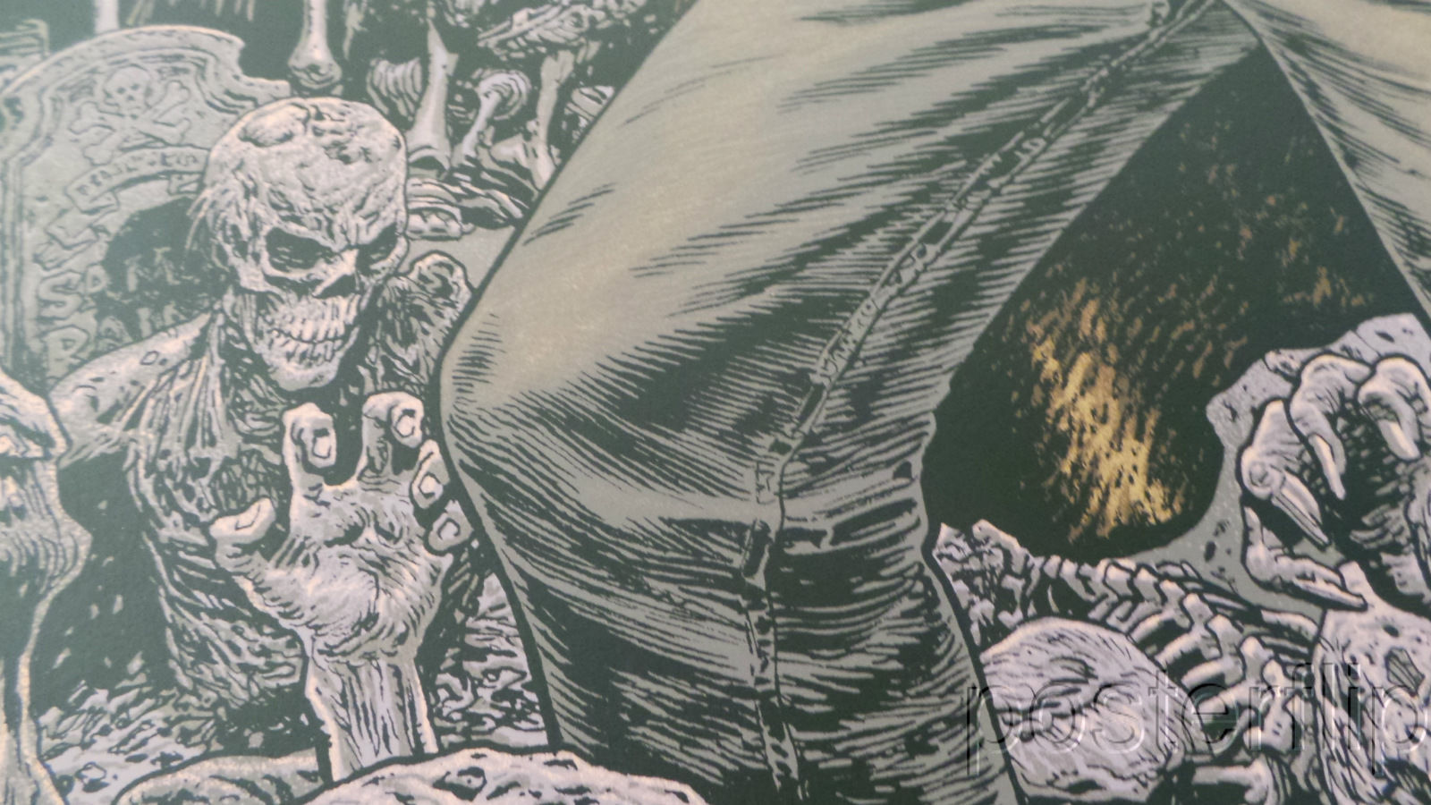 "Army of Darkness Purple Variant" by Chris Weston.  Inspired by the popular cult film. Released by Skuzzles in 2014 in limited edition of 60 prints. Print is stored flat in very good condition.