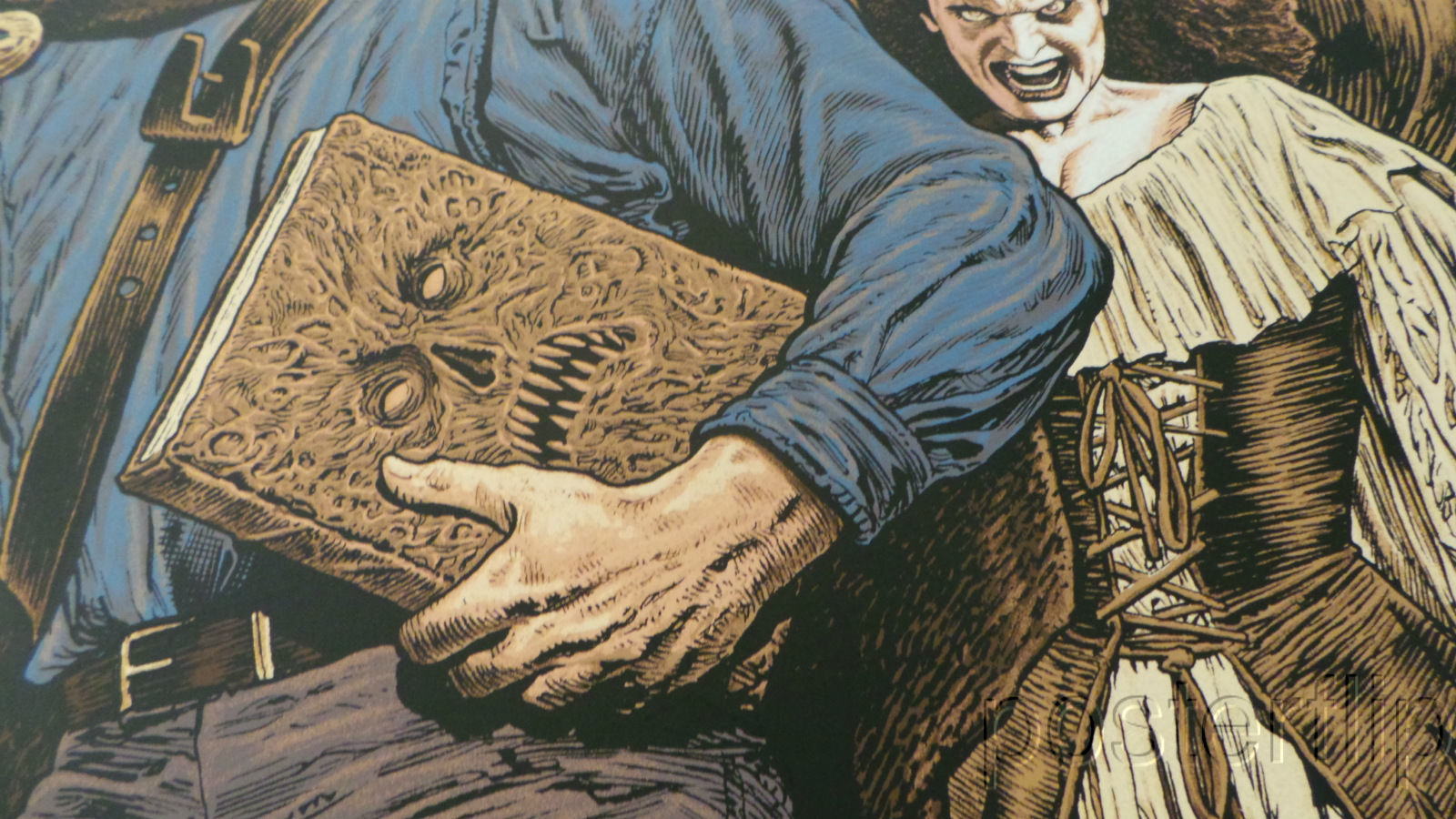 "Army of Darkness Purple Variant" by Chris Weston.  Inspired by the popular cult film. Released by Skuzzles in 2014 in limited edition of 60 prints. Print is stored flat in very good condition.