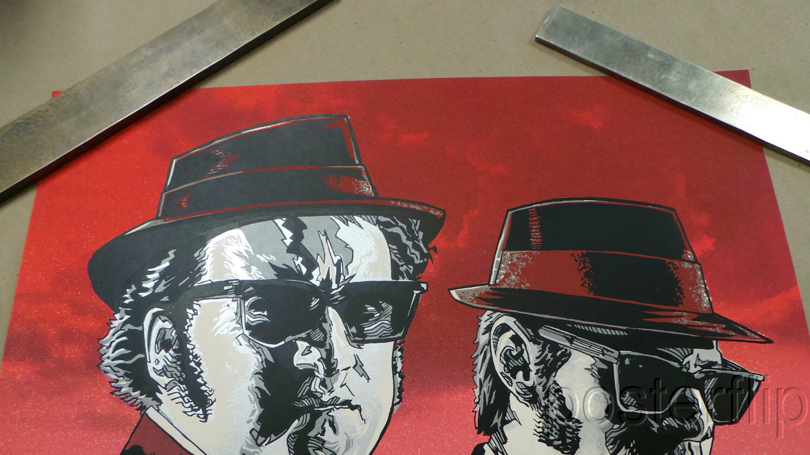 Title:  Elwood and Joliet Jake (Variant)  Poster artist:  Tim Doyle  Edition:  xx/25, s/n  Type:  Screen Print  Size:  18" x 24"  Notes:  Released by Galerie F in 2014.  Print is stored flat in very good condition. Following purchase, prints are rolled in archival paper and shipped with bubble wrap in sturdy cardboard tubes.   Check out our other listings for more hard-to-find and out-of-print posters.