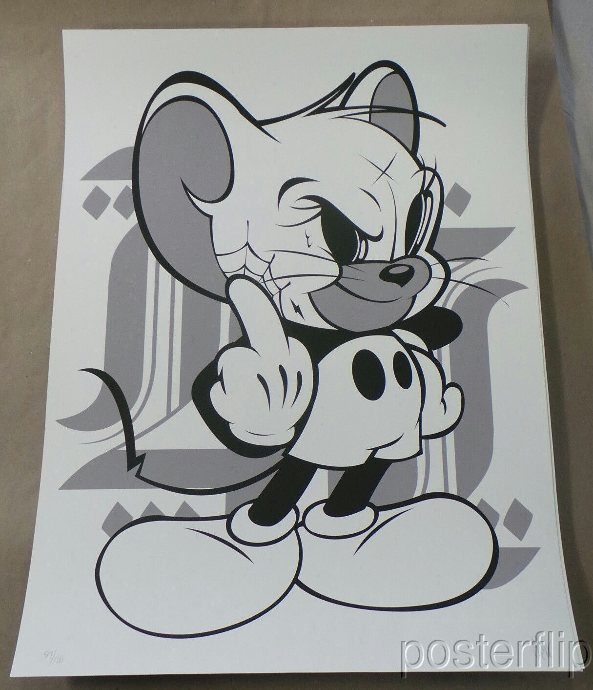 Hydro74 - Jerry Mouse Poster Screen Print - s/n xx/100