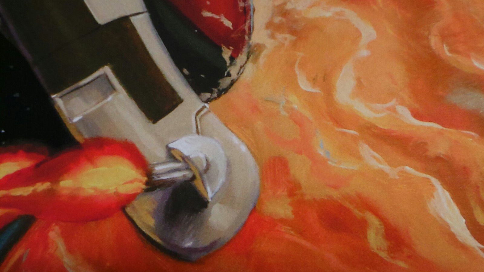 Title: Supercharged Slave 1  Artist: Jonathan Bergeron  Edition:Released in 2014 and printed in a limited edition of 50, signed and numbered by the artist.  Type: Screen Print Poster  Size: 16" x 20"  Notes:  Inspired by Star Wars.  Prints are stored flat in very good condition. Following purchase, prints are rolled in archival paper and shipped with bubble wrap in sturdy cardboard tubes.  Check out our other listings for more hard-to-find and out-of-print posters.