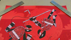 Teenage Mutant Ninja Turtles xx/175 Andrew Kolb Screen Print Poster Mondo