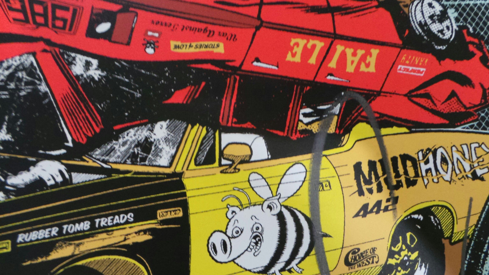 Title:  Pearl Jam & Spokane, WA 2013  Artist:  Faile  Edition:  xx/100, signed and numbered artist edition.  Type:  Screen Print  Size: 18" x 24"  Location:  Spokane, Washington 2013  Venue:  Spokane Arena  Notes:  Print is stored flat in very good condition.  8-color screen print poster.