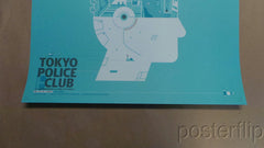 Delicious Design League - "Tokyo Police Club" Chicago Screenprint - 2014 - xx/80