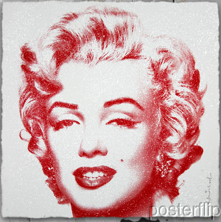 Mr. Brainwash Diamond Red Edition xx/90 S/Ned Screen print Poster