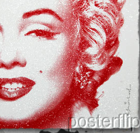 Mr. Brainwash Diamond Red Edition xx/90 S/Ned Screen print Poster