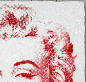 Mr. Brainwash Diamond Red Edition xx/90 S/Ned Screen print Poster