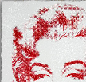 Mr. Brainwash Diamond Red Edition xx/90 S/Ned Screen print Poster