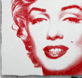 Mr. Brainwash Diamond Red Edition xx/90 S/Ned Screen print Poster