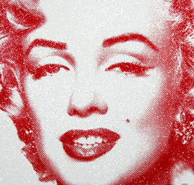Mr. Brainwash Diamond Red Edition xx/90 S/Ned Screen print Poster