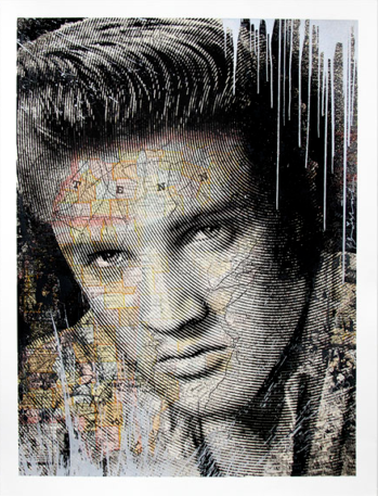 Mr. Brainwash - King Of Rock SILVER EDITION Screenprint -Elvis Presley - 2017