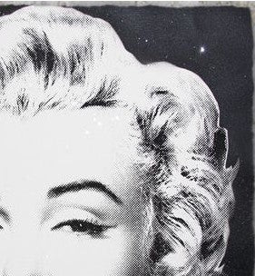 Mr. Brainwash Diamond Girl Black Background Edition xx/90 S/Ned Screenprint
