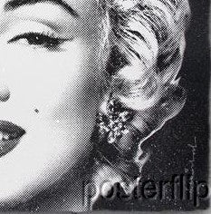 Mr. Brainwash Diamond Girl Black Background Edition xx/90 S/Ned Screenprint