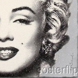 Mr. Brainwash Diamond Girl Silver Background Edition xx/90 S/Ned Screenprint