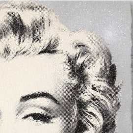 Mr. Brainwash Diamond Girl Silver Background Edition xx/90 S/Ned Screenprint