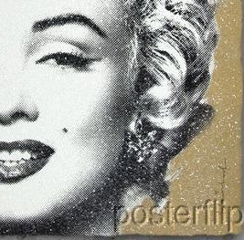 Mr. Brainwash Diamond Girl Gold Background Edition ##/90 S/Ned Screenprint