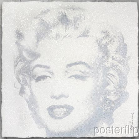 Mr. Brainwash Diamond Girl Silver Edition xx/90 S/N Screenprint Poster