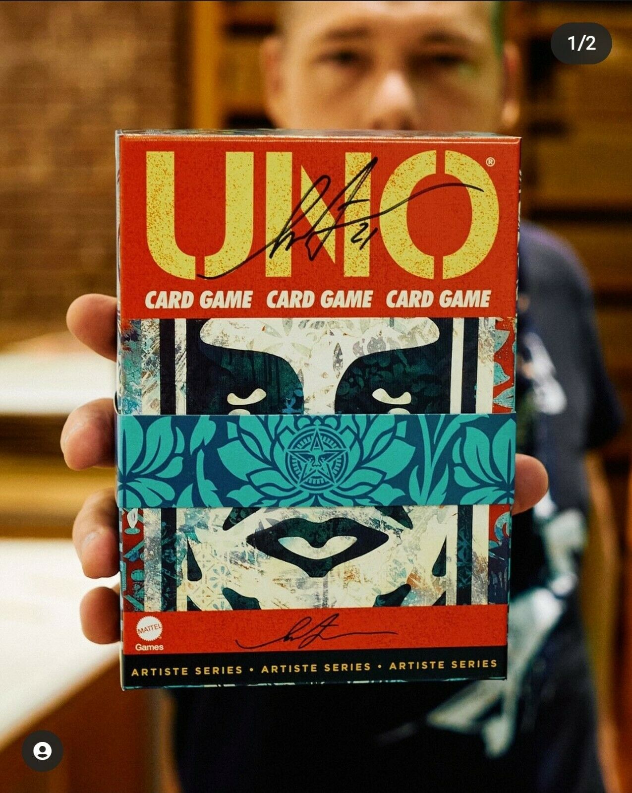 Shepard Fairey Obey Uno Artiste Playing Cards SIGNED X Series 2021