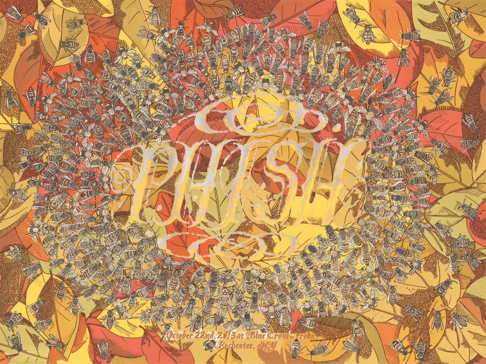 “Phish – Rochester, NY 2013” Screen Print Poster by Zissou Tasseff-Elenkoff xx/5