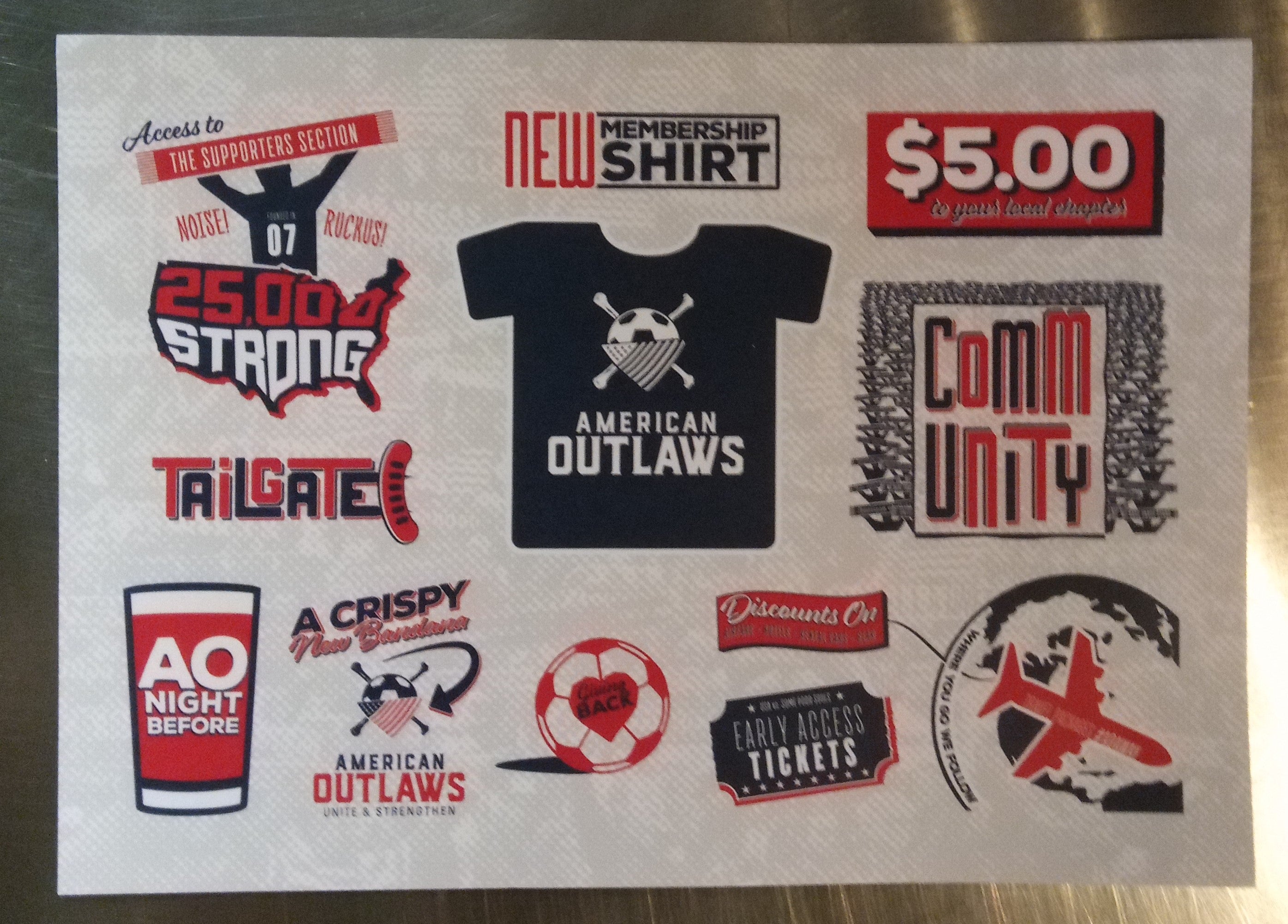 American Outlaws 2022 Fan Club Pack –