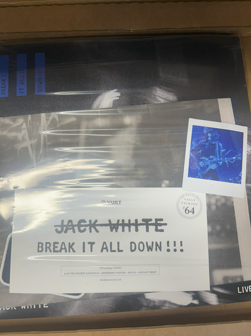 THIRD MAN RECORDS VAULT PACKAGE #64: JACK WHITE - BREAK IT ALL DOWN!!!