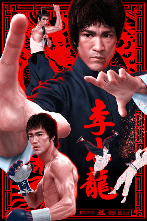 Jason Raish - "Bruce Lee" Timed Giclee Print - 2022