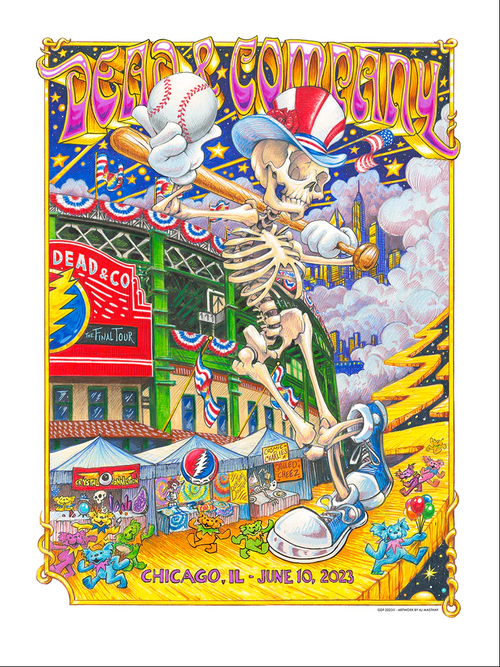 A.J. Masthay - Dead & Company - Wrigley Field 2023 - Night #1 & #2 Set