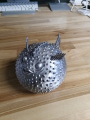 Jim Pollock "Puffy" Mondegreen Pewter Statue