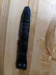 IWC Pilot Black Alligator Leather Watch Strap, used.