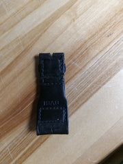 IWC Pilot Black Alligator Leather Watch Strap, used.
