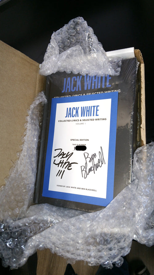 Jack White Collected Lyrics and Selected Writing Vol 1 Special Edition