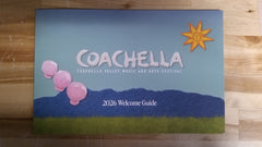 2026 Coachella Welcome Guide Swag, Hologram Projector, Memory Book, Stickers, &