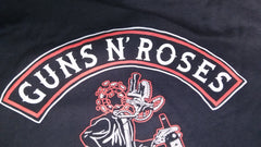 Guns N' Roses Nightrain Fan Club Graphic Hoodie Dark Blue Size L