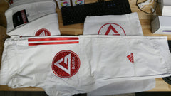 Gracie Barra x adidas III Stripes Kimono White - A2 (Never Used)