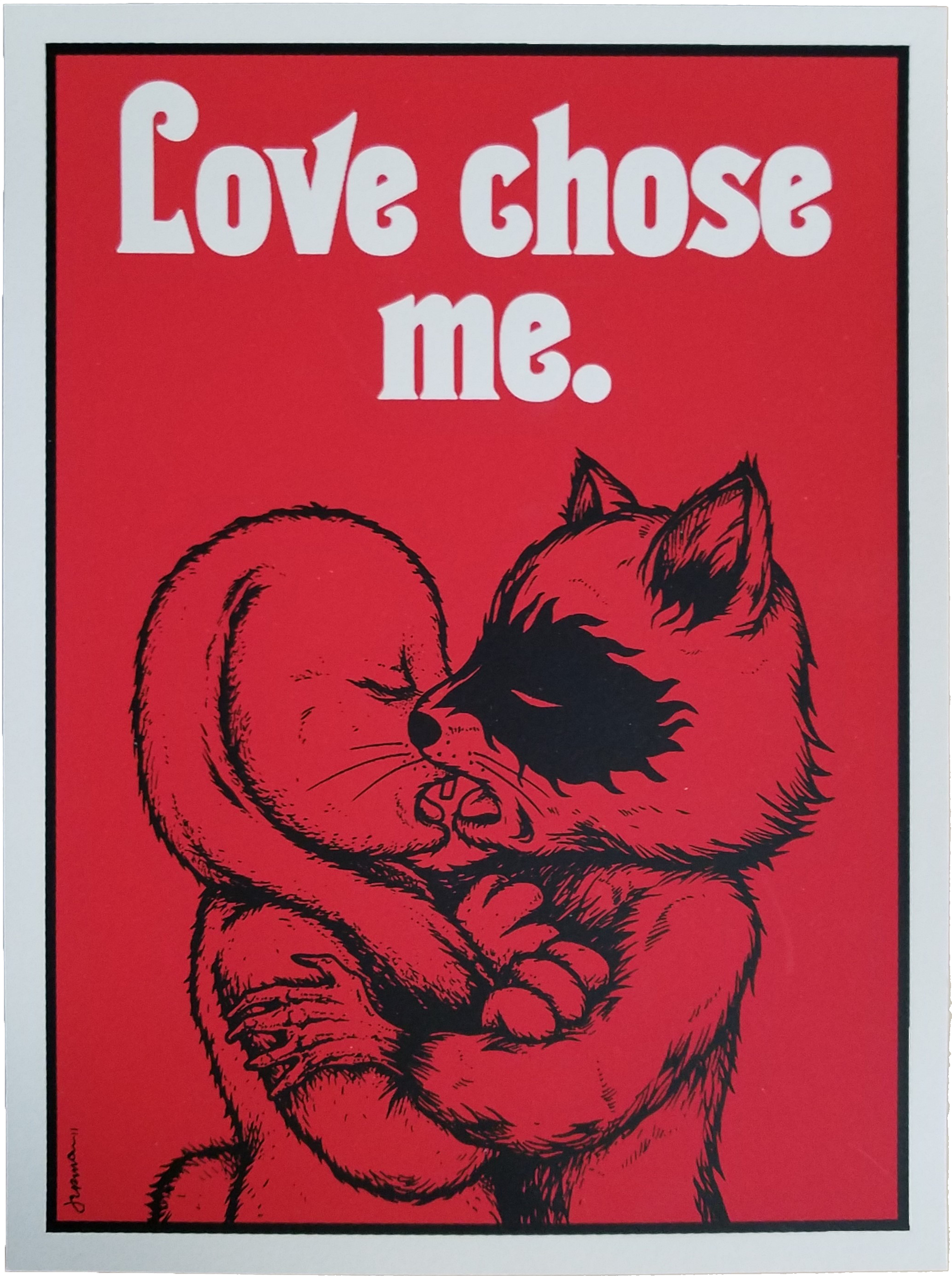 Jermaine Rogers - 'LOVE CHOSE ME' Handbill/Mini Print VARIANTS Signed
