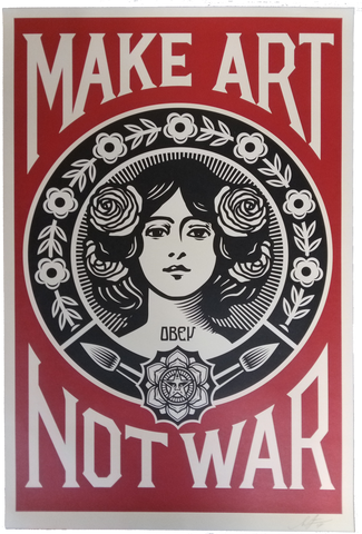 Shepard Fairey - Andre Psychedelic Large Format Screenprint Poster S/N xx/89