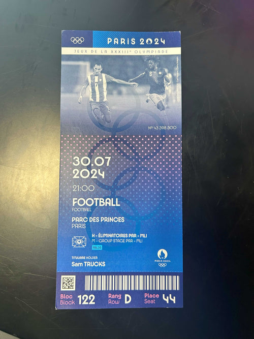 Paris Olympics 2024 Souveneir Stub