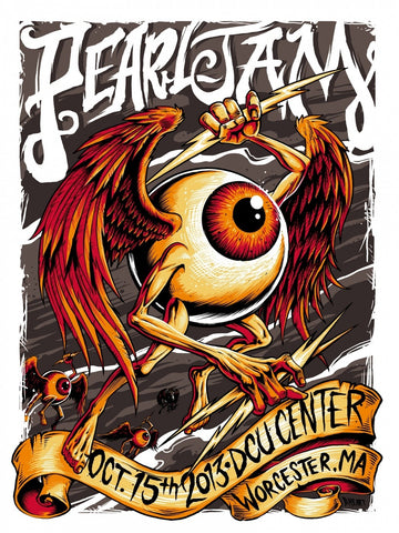 Ames Bros - Pearl Jam Copenhagen - Regular Edition Poster - 2022