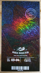 RED ROCKS 2022 Collector Series Design 3/4 Jason Isbell