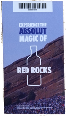 RED ROCKS PARK AND AMPHITHEATRE 2022 Collector Series Design 2/4 Billy Strings